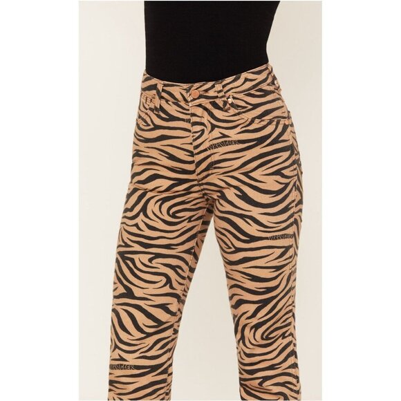 Free People X Wrangler Wild West 603 PURR High Rise Straight Leg Jeans Sz 28 NEW - Picture 5 of 16